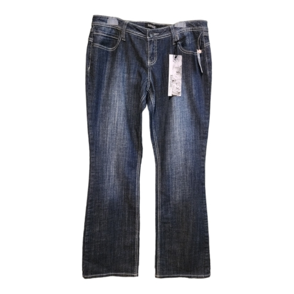 Kenzie‎ Women's 30/30 Regular Rise Slim Fit Bootcut Talk Pretty To Me Jeans New